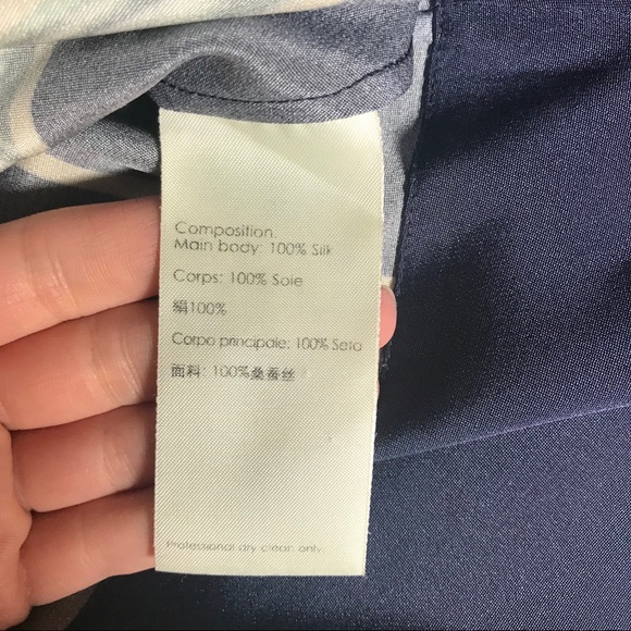 3.1 Philip Lim Breakthrough Moments Silk Dress in Navy - Picture 4 of 5